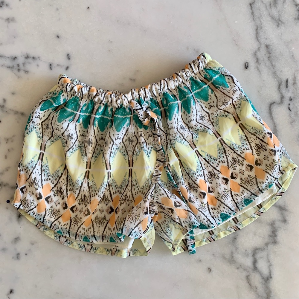 Summer print shorts